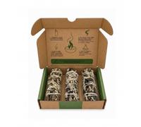 SALVIA | Atado Yerba Santa 10cm 3 Unidades | Sahumerio Natural | Aroma Herbal para Ambiente Relajante | Meditación