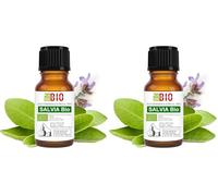 Salvia Bio Aceite Esencial 100% Puro 10 ml - Uso Alimentario Terapeutico Cosmetico Aromaterapia - Laborbio (Paquete de 2)