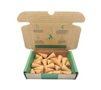 SALVIA | Conos de Palo Santo Natural 100g Aprox (22-27 Uds) | Incienso Sagrado para Limpieza Energética, Relajación y Meditación | Ideal para Ritual Diario