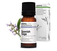 Salvia de Hojas de Lavanda BIO (Salvia lavandulifolia) - 10 mL - Aceite Esencial Quimiotipado y Certificado AB - Salud respiratoria - Aroma Labs
