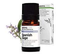 Salvia de Hojas de Lavanda BIO (Salvia lavandulifolia) - 5 mL - Aceite Esencial Quimiotipado y Certificado AB - Salud respiratoria - Aroma Labs