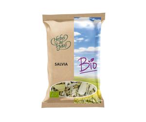 Salvia Ecológica Bio 35g | Hojas de Salvia para Infusión y Cocina | Planta Aromática | Vegano | Herbes del Moli