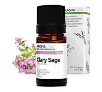 Salvia Esclareia BIO (Salvia sclarea) - 5 mL - Aceite Esencial Quimiotipado y Certificado AB - Ciclo menstrual & Menopausia - Aroma Labs
