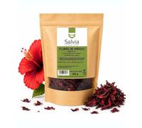 SALVIA | Flor de Hibisco 300g | Flor de Jamaica para Infusión | Té de Hibisco para Bajar de Peso | Te Adelgázante | hibisco para Reducir Hinchazon | En Hojas Enteras Para Dieta Detox Drenante