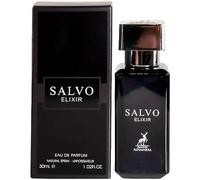 Salvo Elixir Maison Alhambra Eau de Parfum 30ml, Perfume Árabe para Hombre de Larga Duración, Fragancia Amaderada y Especiada, Aroma Intenso con Notas de Canela, Vainilla y Ámbar (Salvo Elixir)