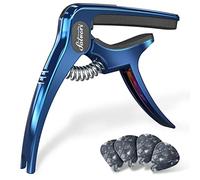 Salvori Cejilla para guitarra acústica y eléctrica con 4 púas, para guitarra acústica/eléctrica, con 4 púas, clip de guitarra, abrazadera de guitarra, accesorios de guitarra para guitarra clásica,