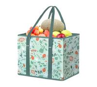 Salyeeluly Bolsa de la Compra Grande | Bolsa de Transporte Plegable con asa para la Compra de Alimentos | Bolsa Impermeable para Camping, organización de Coche y Viajes, Estilo B., Ver descripción