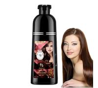 Salyeeluly Champú tinte para el cabello para mujeres, champú para teñir el cabello | Champú natural de 450 ml que tiñe tu cabello con espuma,Cuidado del cabello de larga duración, limpieza profunda y