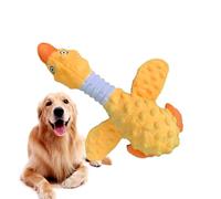 Salyeeluly Juguetes para Perros Masticables | Juguete con Forma De Pato para Masticadores Enérgicos - Compañero para Razas Pequeñas Medianas Y Grandes Que Limpia Dientes Y Calma Encías