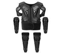 Salyeeluly Motos Ropa Protectora Niños | Equipo De Motos De Para Niños | Rodillera Transpirable Protector de Pecho Equipo de protección Versátil para Motocross, Ciclismo, Esquí, Patinaje
