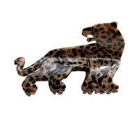 Salyeeluly Pinzas Para El Cabello Mujer,Pinza De Garra De Leopardo - Clip de pelo mediano con forma de leopardo,Accesorios para el peinado del cabello con pinza antideslizante, tocado de moda para