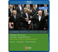Salzburg Festival Opening Concert [Pierre Boulez, Daniel Barenboim; Vienna Philharmonic Orchestra] [C MAJOR ENTERTAINMENT] [Blu-ray]