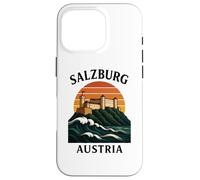 Salzburgo Austria Retro Castillo Alpino Viajes Música austriaca Carcasa para iPhone 16 Pro