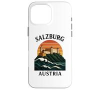 Salzburgo Austria Retro Castillo Alpino Viajes Música austriaca Carcasa para iPhone 16 Pro MAX