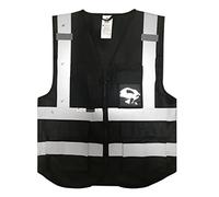 Salzmann Chaleco de Seguridad Multibolsillos | 14 Colores y 5 Tamaños | Hecho con cinta reflectante 3M