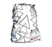 Salzmann Cubierta de Mochila Reflectante | 28-40L | Alta Visibilidad, Impermeable | Equipada con 3M Scotchlite