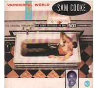 Sam Cooke - Wonderful world (1986, 'Levi's 501') / Vinyl single [Vinyl-Single 7'']