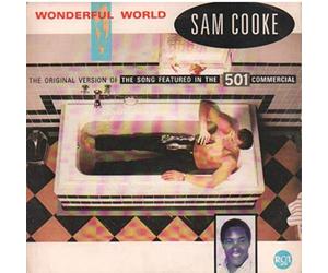 Sam Cooke - Wonderful world (1986, 'Levi's 501') / Vinyl single [Vinyl-Single 7'']