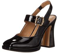 Sam Edelman Jildie Slingback Mary Jane Zapatos de tacón para Mujer, Negro -, 38 EU