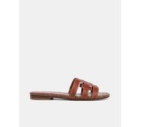 Sam Edelman Sandalias Bay de mujer tipo pala en piel. Marrón 36