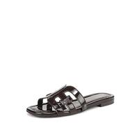 Sam Edelman Sandalias planas Bay para mujer, Chocolate (Rich Chocolate), 40.5 EU
