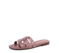 Sam Edelman Sandalias planas Bay para mujer, Malva oscura de invierno, 38.5 EU