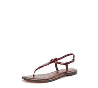 Sam Edelman Sandalias planas Gigi para mujer, Merlot francés, 36 EU