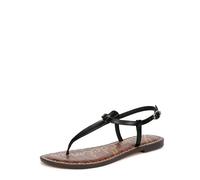 Sam Edelman Sandalias planas Gigi para mujer, Negro -, 39 EU