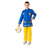 Sam el Bombero disfraz niño original (Talla 5-7 años) con máscara