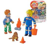 Sam Fireman Penny, Norman, Bieber | Juego de figuras de juguete | Bombero Sam, 90130