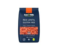 Sam Mills - Pasta Alta en Proteínas - Fusilli de Lentejas 250 g Sin Gluten