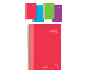 Sam Pacsa Premium Extra Cuaderno A4 Microperforado 4 Unidades Colores Surtidos
