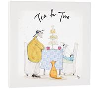 Sam Toft Lienzo Impreso de 30 x 30 cm (Tea for Two - Color)