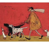 Sam Toft Lienzo Prints Figura, poliéster, Multicolor, 40 x 50 cm