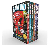 Sam Wu NO tiene miedo de la caja de colección de libros de la serie 6 de Katie y Kevin Tsang (fantasmas, tiburones, oscuridad, arañas, zombis y espacio)
