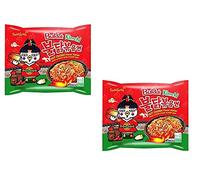 Sam Yang Buldak Kimchi Hot Chicken Flavour Ramen Instant Coreano Flavour - 135 g x 2 Pack (2 unidades) (importado), 135 g