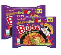 Sam Yang Buldak Ramen sabor pollo picante habanero lima, 140 g, 2 unidades