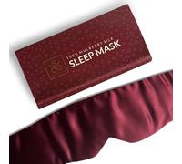 Samadhaan Antifaz de seda de morera 100 % para dormir, máscara de dormir para personas que duermen de lado, correa ajustable, cubierta de sombra suave y transpirable, máscara de dormir de seda opaca