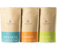 Samadhi - Pack de 3 Tés Bienestar - Tés Detox, Slimfit y Bienestar - Trio de Infusiones para Salud Integral - Producto Gourmet - Origen Portugués