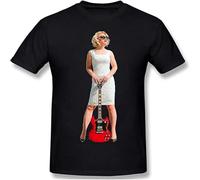 Samantha Fish Shirt Men Stylish Summer Graphic Novelty T Shirt Cotton Cool tee Tops Black L