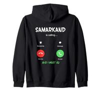 Samarcanda está Llamando y Debo IR a Uzbekistán de Viaje Sudadera con Capucha
