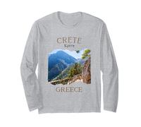 Samaria Gorge Hiking Chania Creta Isla Griega Creta Grecia Manga Larga