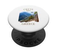 Samaria Gorge Hiking Chania Creta Isla Griega Creta Grecia PopSockets PopGrip Adhesivo