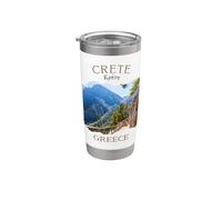 Samaria Gorge Hiking Chania Creta Isla Griega Creta Grecia Vaso térmico de acero inoxidable de doble pared