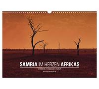 SAMBIA IM HERZEN AFRIKAS (Wandkalender 2026 DIN A3 quer), CALVENDO Monatskalender: Eine Reise durch das wilde Sambia