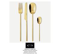 Sambonet - 100 PVD Oro / Oro - Set Cubiertos 24 Piezas 6 Personas - Detallista
