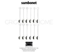 Sambonet - Artículos De Fiesta Portafortuna - Set De 12 Cucharitas - 52550C97