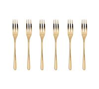 Sambonet Juego de 6 tenedores Dolce Taste PVD Oro Gold