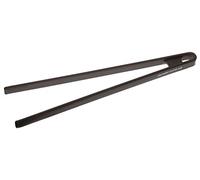 Sambonet Gadgets Pinza de Cocina Ligera y Práctica para Servir y Cocinar, Mango Ergonómico y Antideslizante de Silicona, Color Negro, 29 cm, Gris