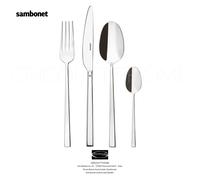 Sambonet - Rock Acero Inoxidable - Cubiertos 24 Piezas para 6 Personas -